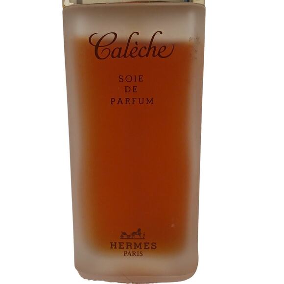 VNT Hermes Caleche Soie De Parfum 1.6 oz Spray Gold Top Square Bottle Concentrat - Picture 3 of 8